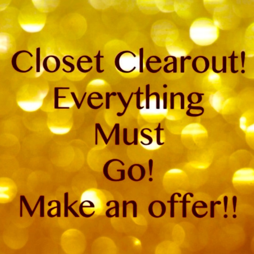 Closet clear out!!!